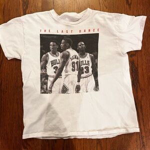 The Last Dance white tee easy to match 🔥